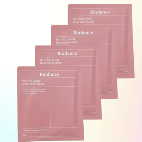 칙칙하고 푸석한 피부, 단 한 장으로 되살리는 마법같은 경험! 바이오던스콜라겐마스크팩