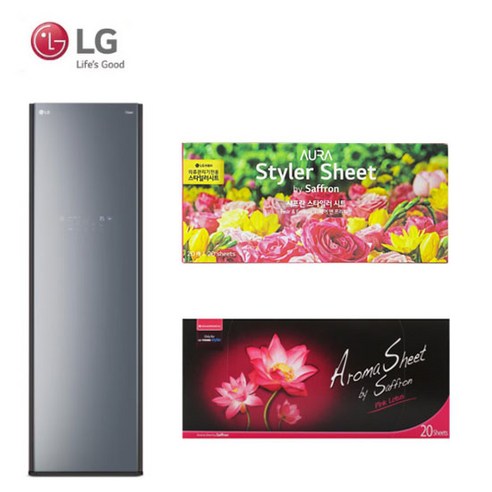 LG 스타일러 아로마시트 페어 앤 프리지아+핑크로터스 세트, 40매, 2개, 20개입