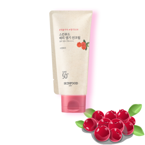 NEW 베리 생기 선크림 50ml X 1세트 [스킨푸드] SPF50+ PA++++