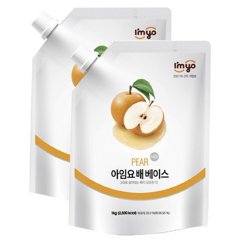 아임요 배 베이스, 1kg, 2개