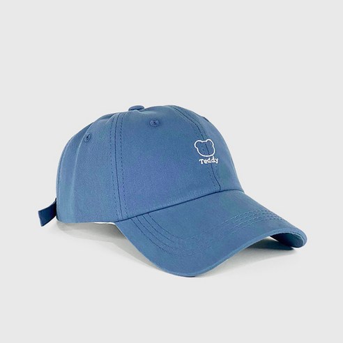 리카 테디 자수 컬러 패션 심플 볼캡 야구 모자
