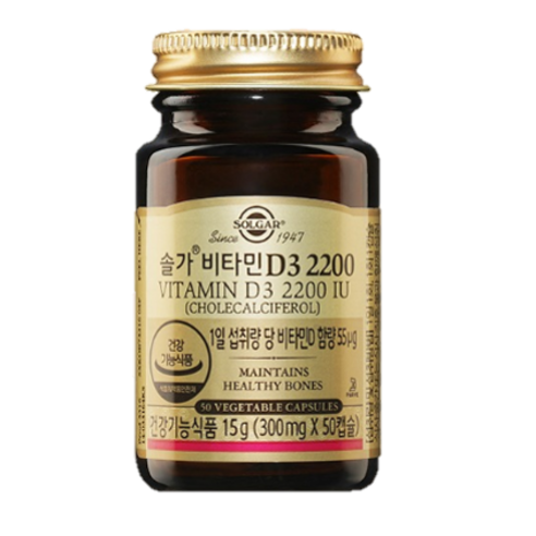 솔가 츄어블 칼슘 500mg 웨이퍼 글루텐 프리 비건, 120정, 1개 솔가비타민d32200 9 솔가 비타민D3 2200, 50정, 15g, 6개