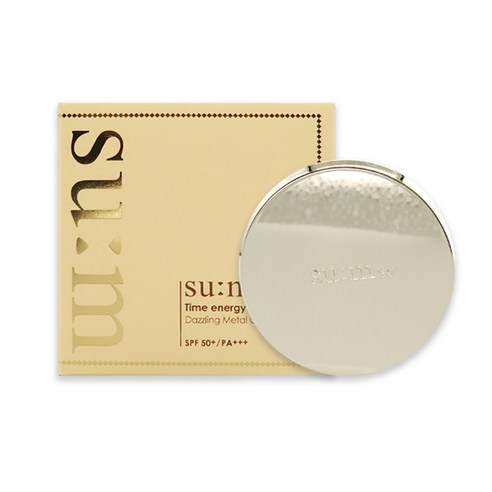 숨37도 타임 에너지 대즐링 메탈 커버 쿠션 15g x 2ea, 02내츄럴베이지