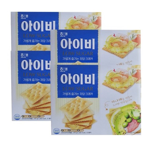 해태 아이비 크래커 270g, 4개