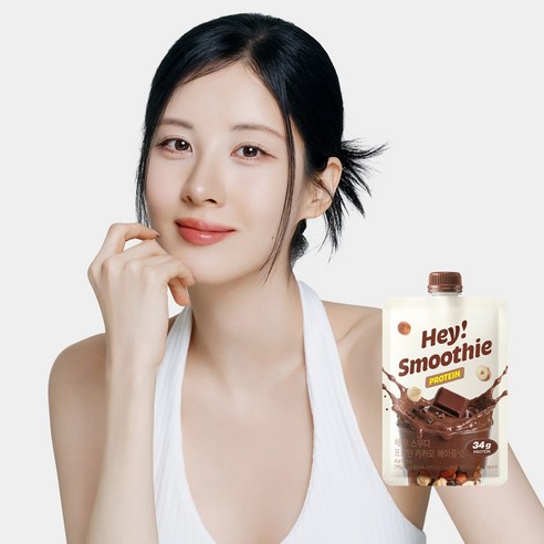 푸드올로지 헤이! 스무디 프로틴 카카오 헤이즐넛 저당 고단백 쉐이크 초코맛, 21개, 45g