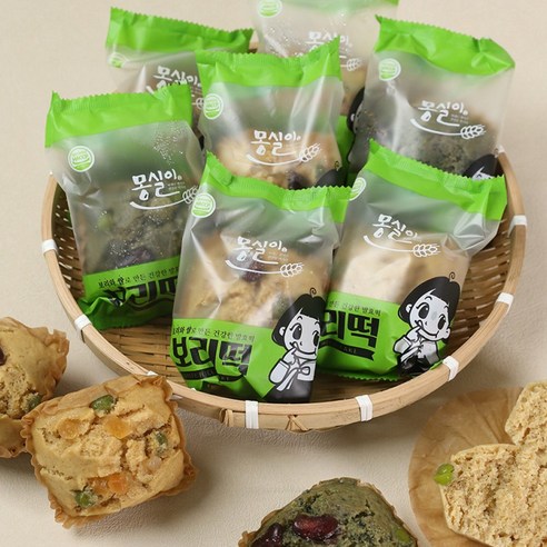 쫀득함에 반하고 건강에 놀라는 몽실이 찰보리떡 매실!