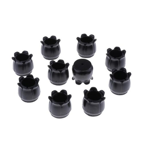 10pcs 다리 팁 모자 바닥 보호대 의자 다리 모자 블랙, C, {"사이즈":"설명"}, {"수건소재":"설명"}