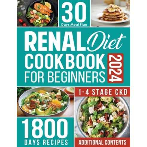 (영문도서) Renal Diet Cookbook for Beginners Paperback, Desy Kollovan, English, 9781804349656