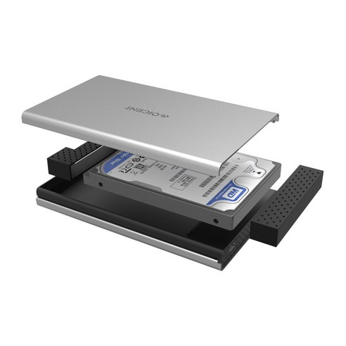 오리코 QIC 2.5형 SSD HDD 마그날륨 합금 인클로저 외장케이스, 6Gbps Type-C