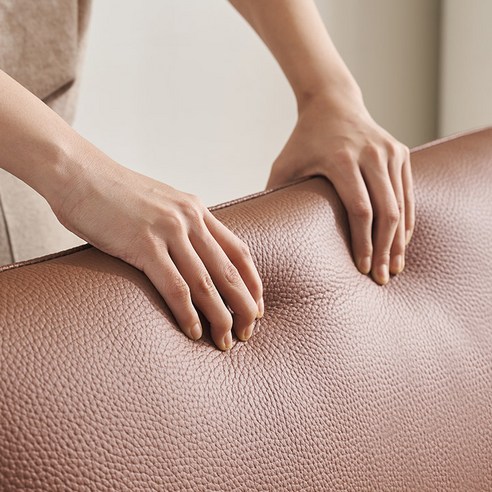 따스한 거실, 삼익가구 베이번 통가죽 소파로 완성하세요