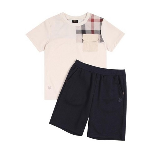닥스 리틀 닥스키즈 스포츠 하우스체크 블럭 져지 SET DTM12ST02M LB
