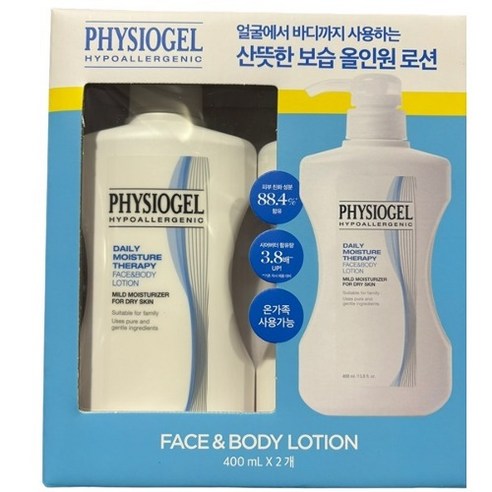 피지오겔 페이스 앤 바디로션 400ml x 2