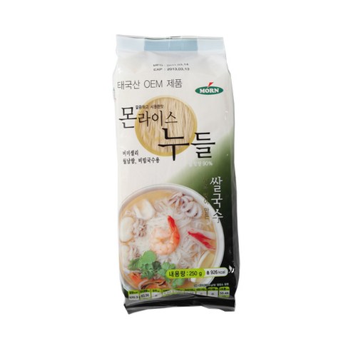 몬 라이스 누들 버미셀리250g 쌀국수 24개 한박스, 250g