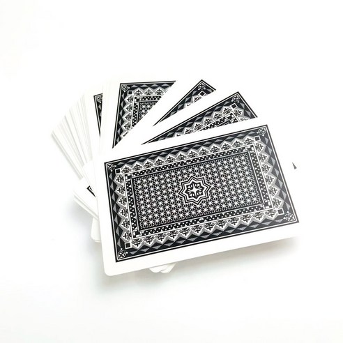 JDL 두꺼운 플라스틱 트럼프 카드 고급형, 블랙