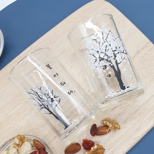 봄의 아름다움과 색상 변화의 마법이 담긴 인생술잔 색이변하는 벚꽃 맥주잔