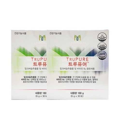 매나테크 트루퓨어 밀크씨슬 추출물, 2개, 180g