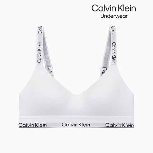 케빈클라인 진 CALVIN KLEIN JEANS 캘빈클라인 언더웨어 여성 모던코튼 훅앤아이 브라렛 QF7059-100 203226