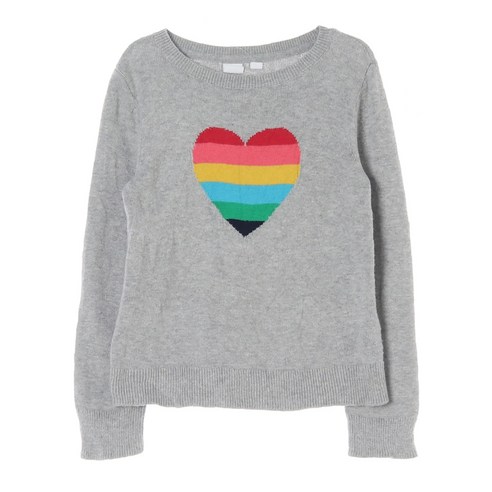 GAP 갭키즈 하트 스트라이프 코튼블랜드 니트 KIDS_120