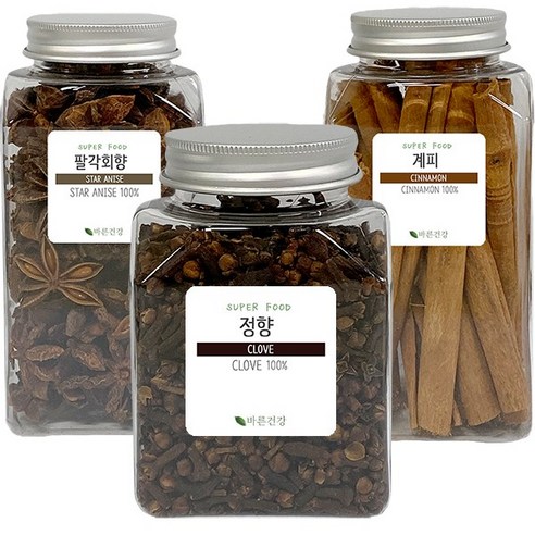 VIN CHAUD 뱅쇼 만들기 계피스틱80g+정향120g+팔각회향100g 뱅쇼재료 키트, 1세트, 300g