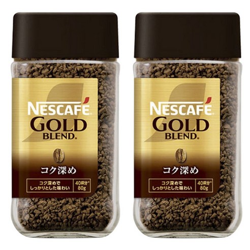 네스카페 골드 블랜드 리치 바디 커피, 2개, 80g