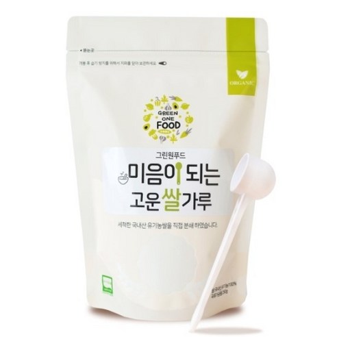그린원푸드 미음이되는 고운쌀가루 이유식용쌀, 1개
