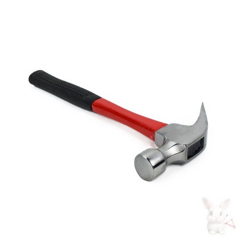 장도리 나무 망치 자루 목수망치 용접 냉가 돌 350g, 1개