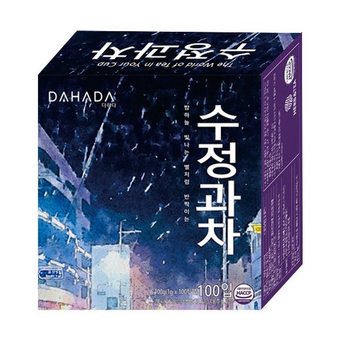 다하다 수정과차, 1.2g, 100개입, 1개