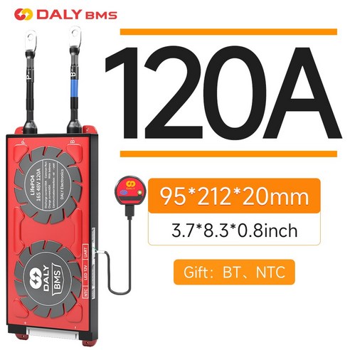 교체배터리 Daly 인버터 태양광 RV용 블루투스 앱 스마트 BMS 4S Lifepo4 8S 16S 30A 40A 120A 200A 300A 400A 500A