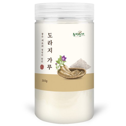 동의한재 국산 도라지 가루 분말 300g, 1통