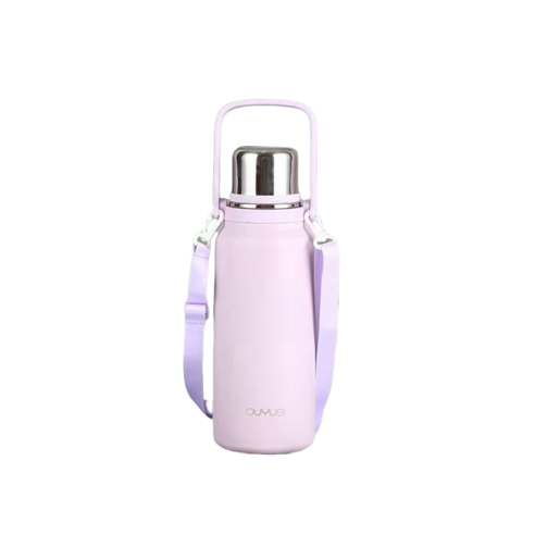316 국산 스텐 보온병 원터치 보온병 대용량 1500ml, 6개, 자주색