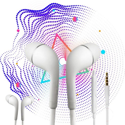 3.5mm 이어폰 모바일 태블릿 용 이어 버드 컴퓨터 전자 제품 갤럭시a35이어폰 12 줄이어폰 갤럭시호환 3.5mm 전화통화 스피커 칼국수줄 이어폰