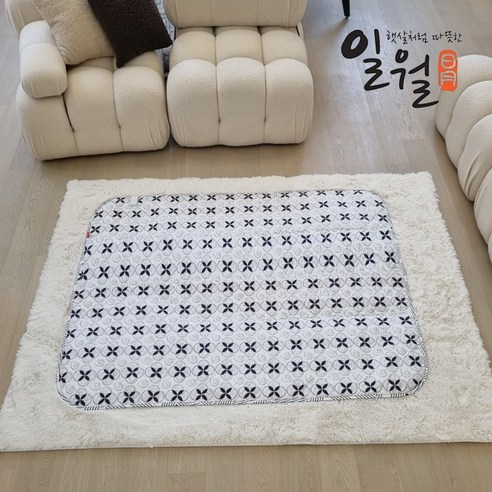 [24년신제품] 일월 플라워 카본매트 탄소매트 당일배송, 플라워 카본 더블