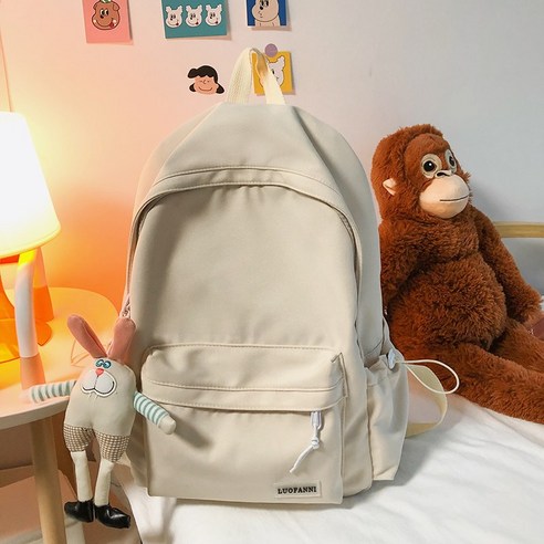 Fashion Backpack DFMEI 패셔너블한 대용량 백팩 대용량 단색 간단 배낭 배낭