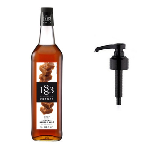[제트] 1883 카라멜시럽 1000ml + 1883 범용펌프, 1L, 1개