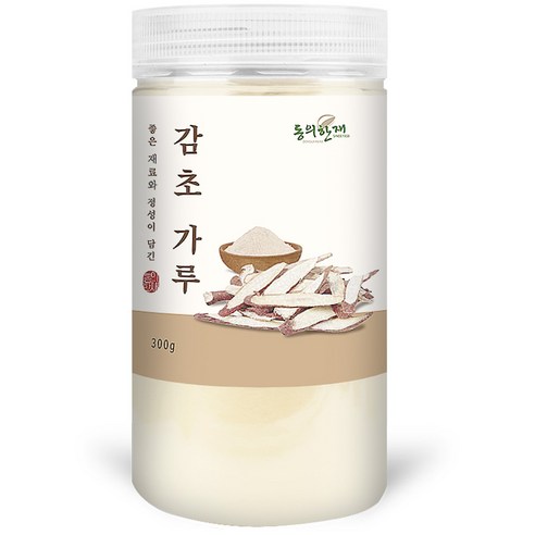 동의한재 최상품 국산 감초 가루 분말 300g, 1개