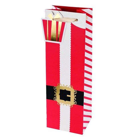 레블페이퍼 와인 백 케이스, Santa''s Belt, 1개