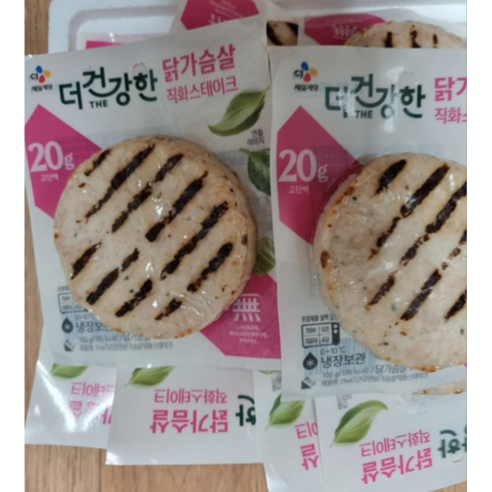 CJ제일제당 더건강한 닭가슴살 직화 스테이크, 4개, 100g