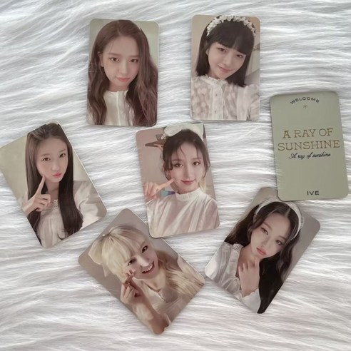 아이브 IVE MINE 포토카드 앨범 장원영 안유진 리즈 wm3.0 sw5.0 sr afterlike 굿즈 응원 오프라인 포카 6장 12장 18장, 6장-3