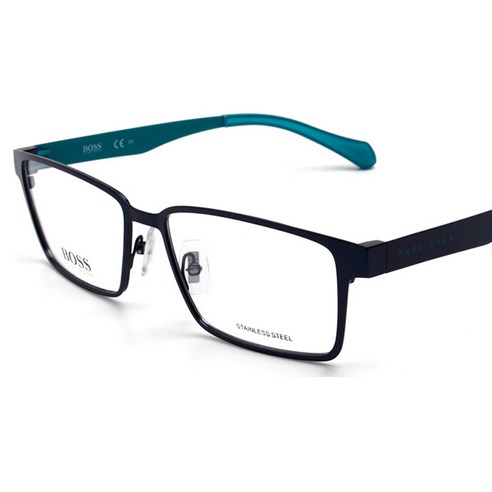 정식수입 휴고보스 BOSS 1076-FLL 스테인레스스틸 안경 알러지방지다리 경량 남녀공용 백화점동일상품