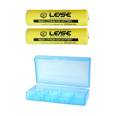 삼성 30Q 18650 2알(3000mah 2알+2구케이스), 1개, 2개