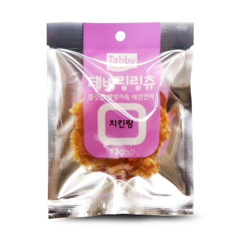 테비토퍼 테비링링츄 치킨링 13g x 20개, 오리와 대구링 13g x 20개입