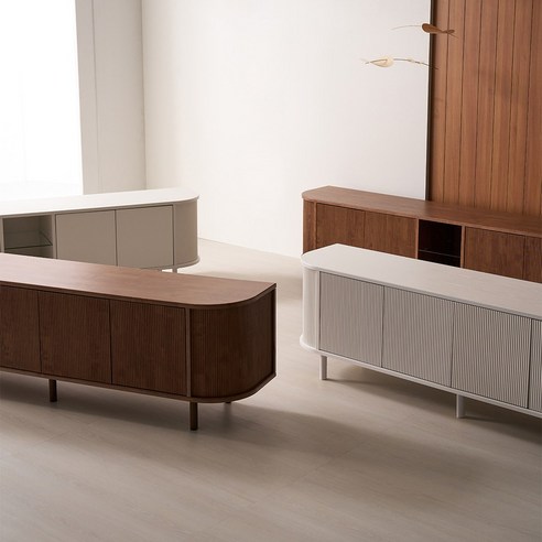 밀라노 3D 템바보드 거실장: 공간의 품격을 높이는 선택