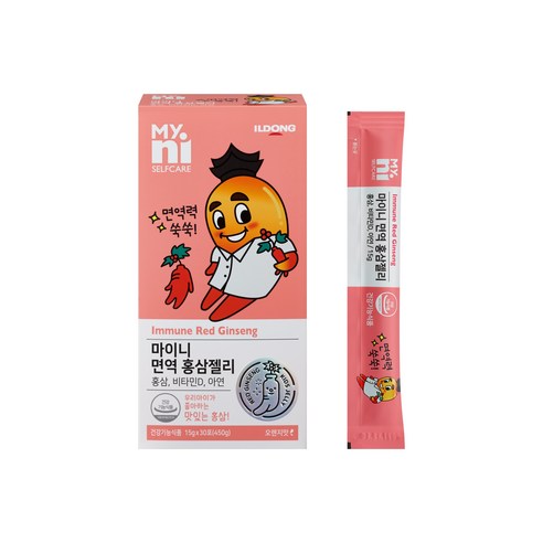 일동제약 마이니 면역 홍삼젤리, 15g, 30개