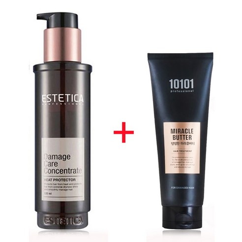 손상된 모발, 열로부터 지켜낼 궁극의 솔루션: 에스테티카 데미지 케어 컨센트레이트 열활성전용 에스테티카에센스