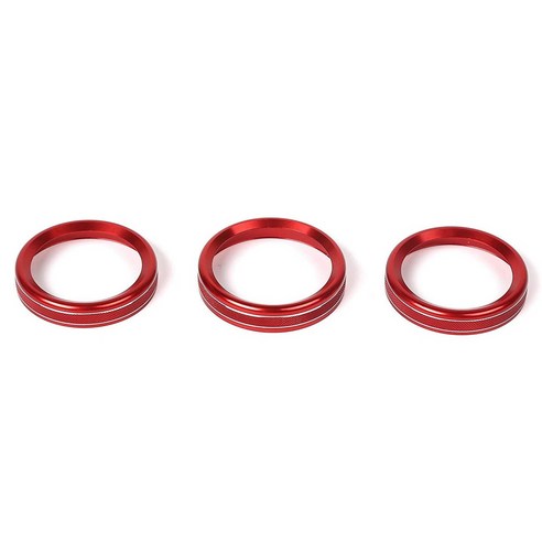 지프 JL 후드 잠금 래치 커버 캐치 브래킷 커버 장식 트림 2018-2021 JEEP WRANGLER JL JLU JT RED, 보여진 바와 같이, 하나