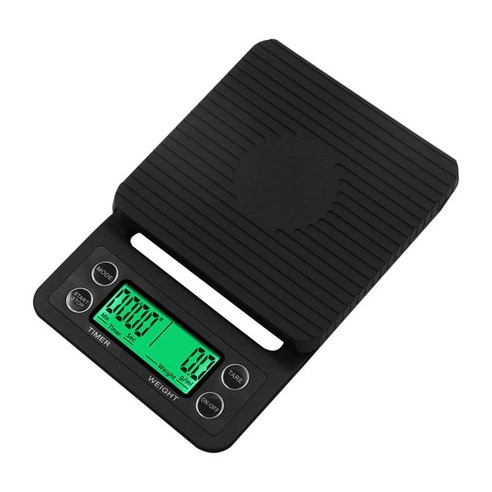 휴대용 주방 규모 가정용 고정밀 미니 규모, 블랙 5KG, 190x132x29mm, ABS 플라스틱
