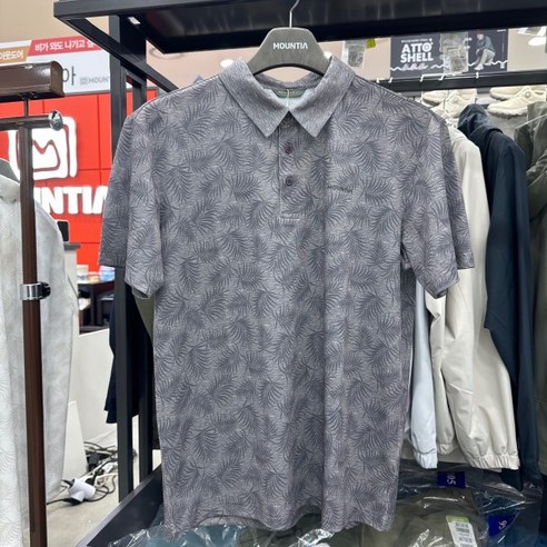 마운티아 마운티아 남성 여름 데일리 등산 아웃도어 프린팅 카라 티 리조티셔츠C3 1MQTSM4034 마운티아티셔츠 Best Top5