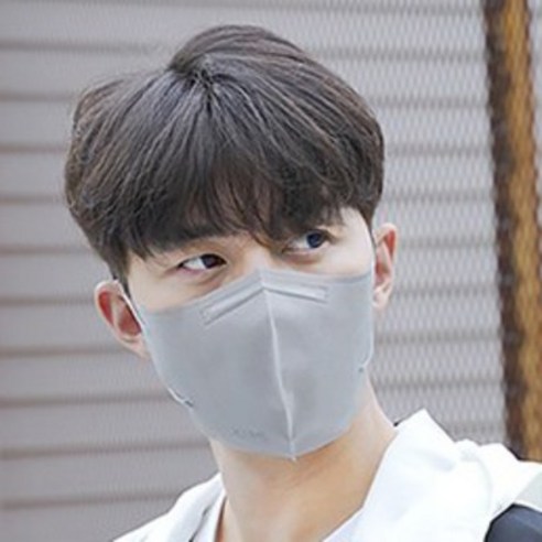 푸름마스크 새부리형 덴탈마스크 일회용 컬러 국산 여름용 50매입, 1개, 연그레이