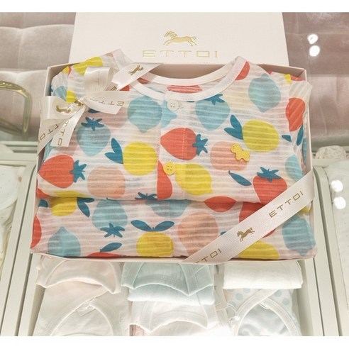 (에뜨와) (백일돌선물)이비7부내의 (07R357603) (유아 출산 백일 돌선물 조카선물)