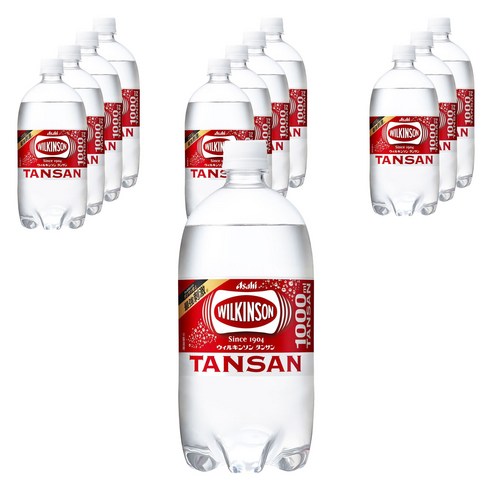 Asahi 윌킬슨 탄산 페트, 12개, 1L